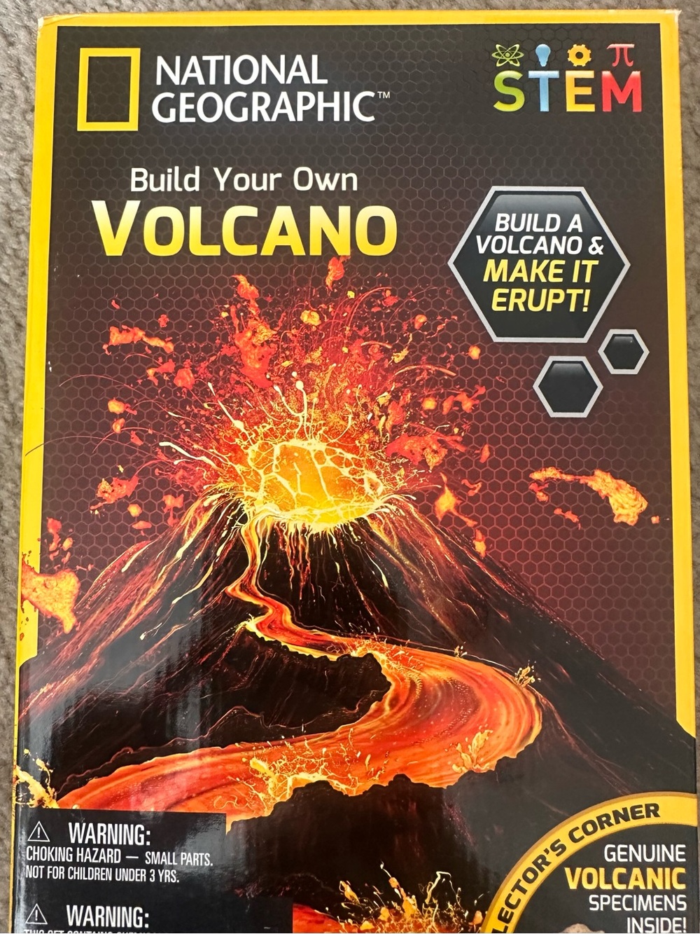 New ~ 2 STEM National Geographic Build Your Own Volcano Kit & Science Magic Kit